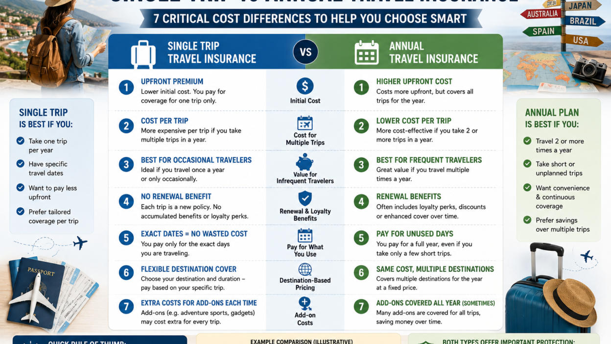 Single Trip vs Annual Travel Insurance