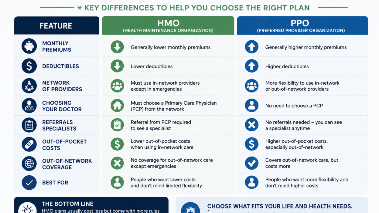 HMO vs PPO Health Insurance