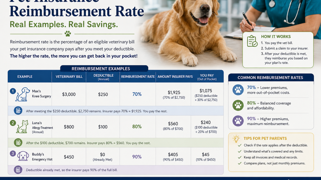 Pet Insurance Reimbursement Rate